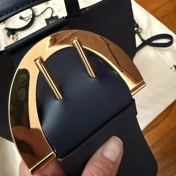 Zac Posen Biba Handbag and Backpack Genuine Leather in Parisian Nights - Picture 6 of 15